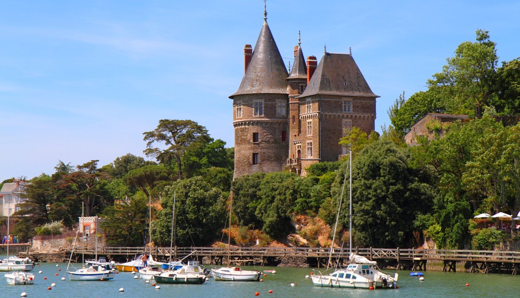 Pornic Frankreich Atlantik - Schloss