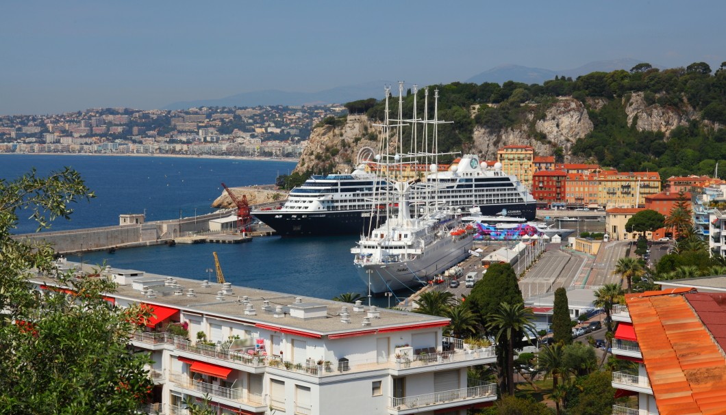 Nizza - Blick auf Hafenbecken