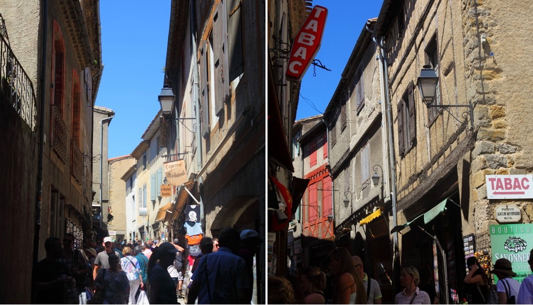 Carcassonne in Südfrankreich - Gasse 2