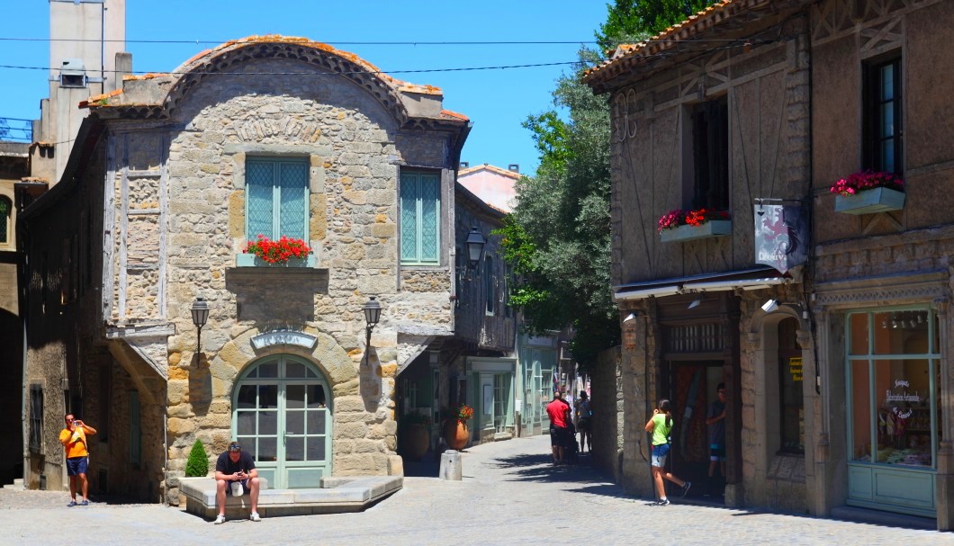 Carcassonne in Südfrankreich - Altstadt