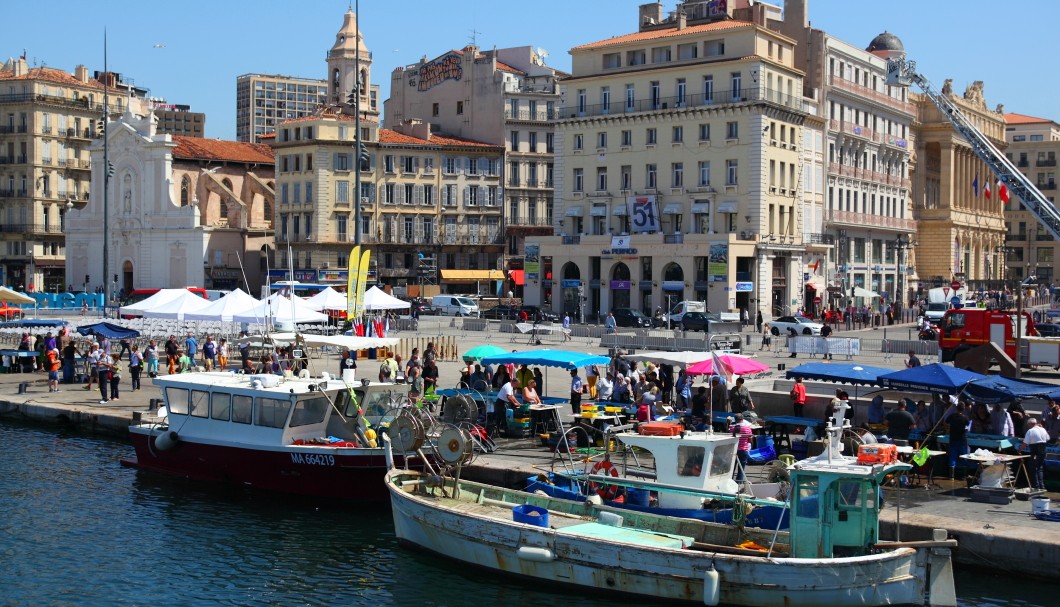 Marseille alter Hafen - Fischmarkt