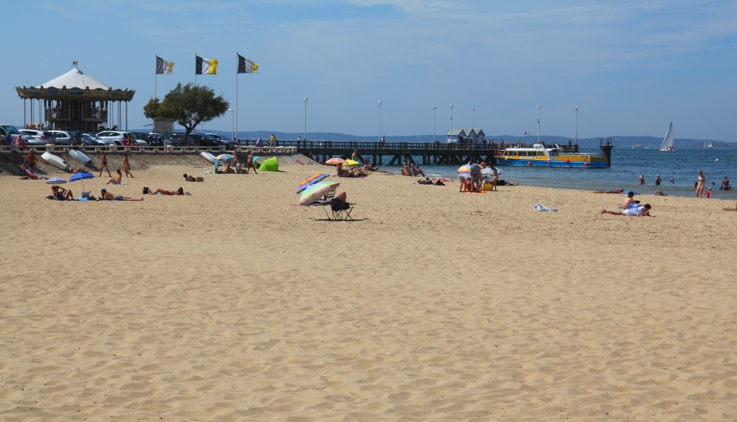 Arcachon an der Atlantikküste - Strand Plage du centre-ville Eyrac