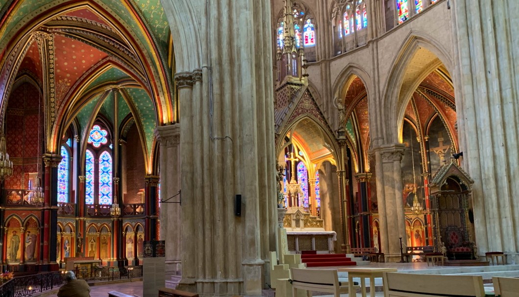 Bayonne in Frankreich nahe am Atlantik - Kathedrale innen