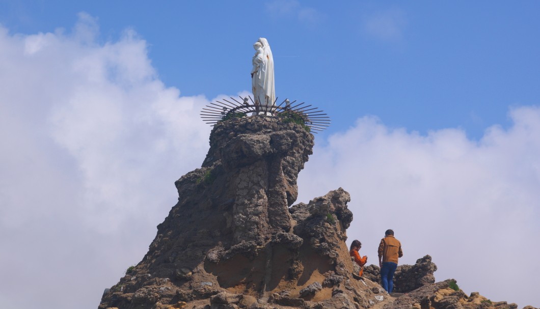 Biarritz in Frankreich am Atlantik - Marienfelsen Rocher de la Vierge