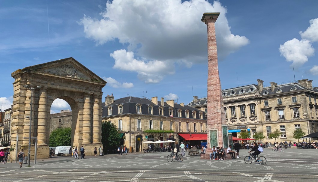 Bordeaux in Frankreich nahe am Atlantik - Place de la Victoire