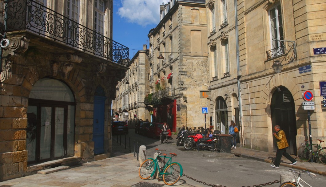 Bordeaux in Frankreich nahe am Atlantik - Rue Fernand Philippart