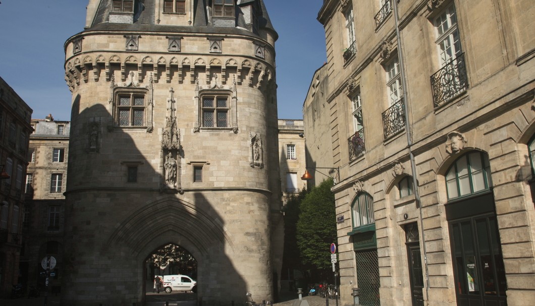 Bordeaux in Frankreich nahe am Atlantik - Porte Cailhau