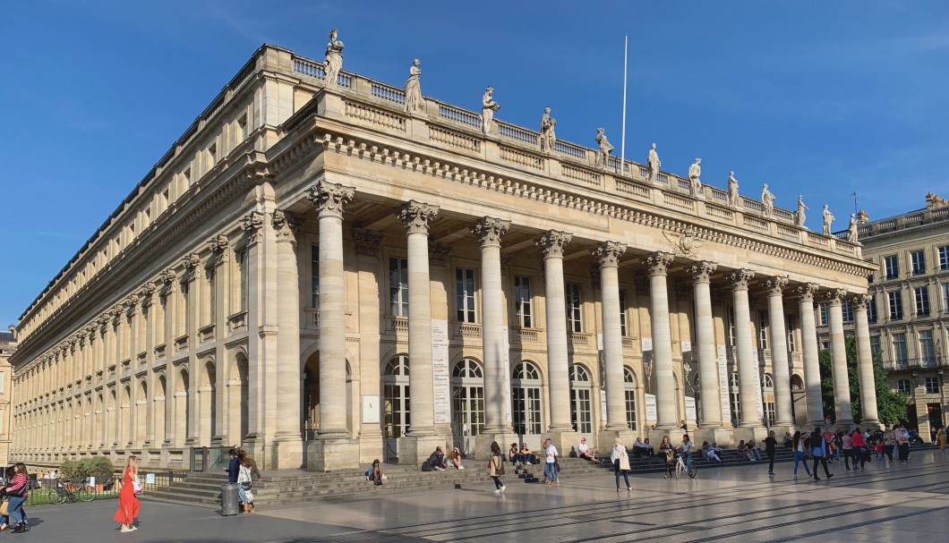 Bordeaux in Frankreich nahe am Atlantik - Grand Théâtre