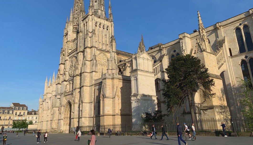 Bordeaux in Frankreich nahe am Atlantik - Kathedrale Cathédrale Saint-André