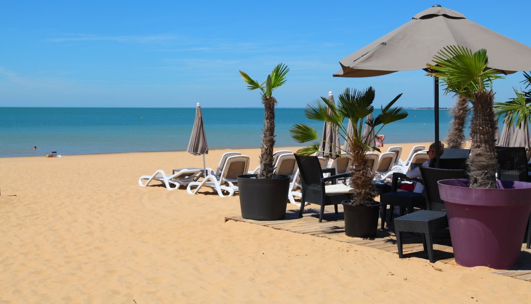 Châtelaillon-Plage an der Atlantikküste - Strand Meer Strandbar