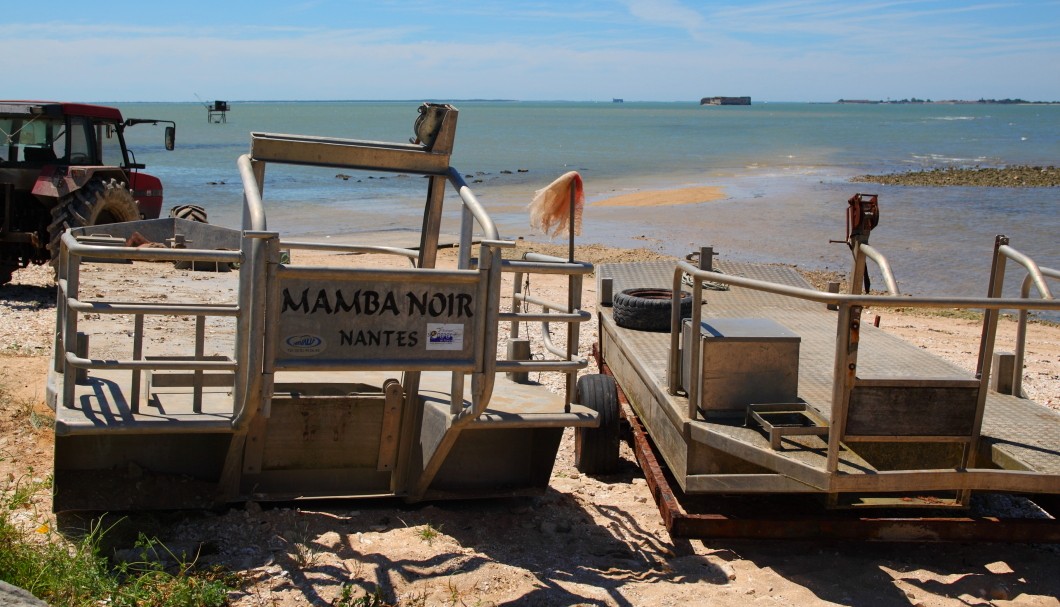 Fouras-les-Bains an der Atlantikküste - Pointe-de-la-Fumée Material für Austernzucht 2