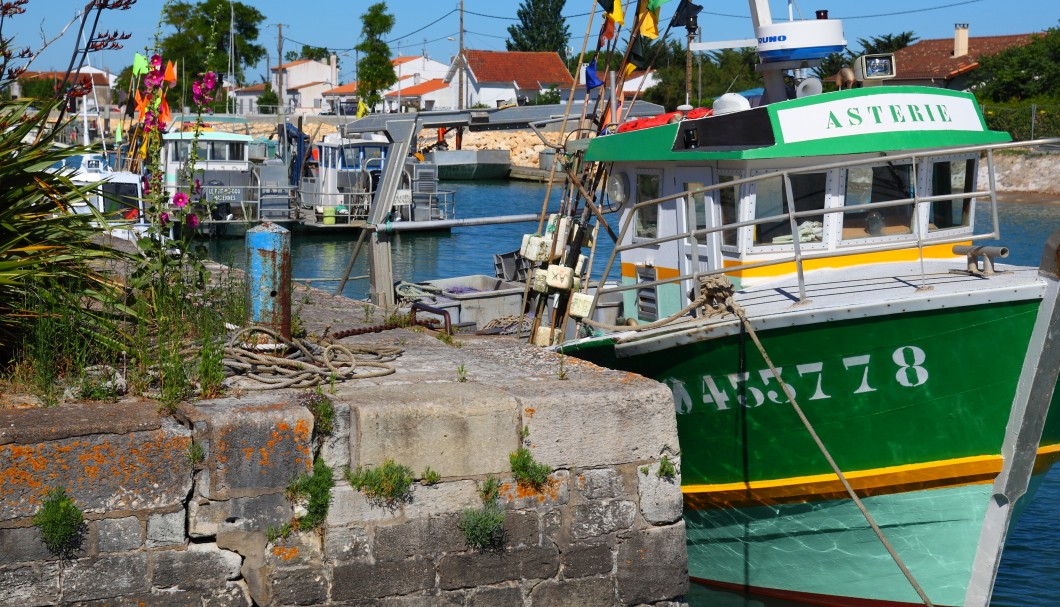 Île d'Oléron Frankreich Atlantik - Boyardville Fischerboot Hafen