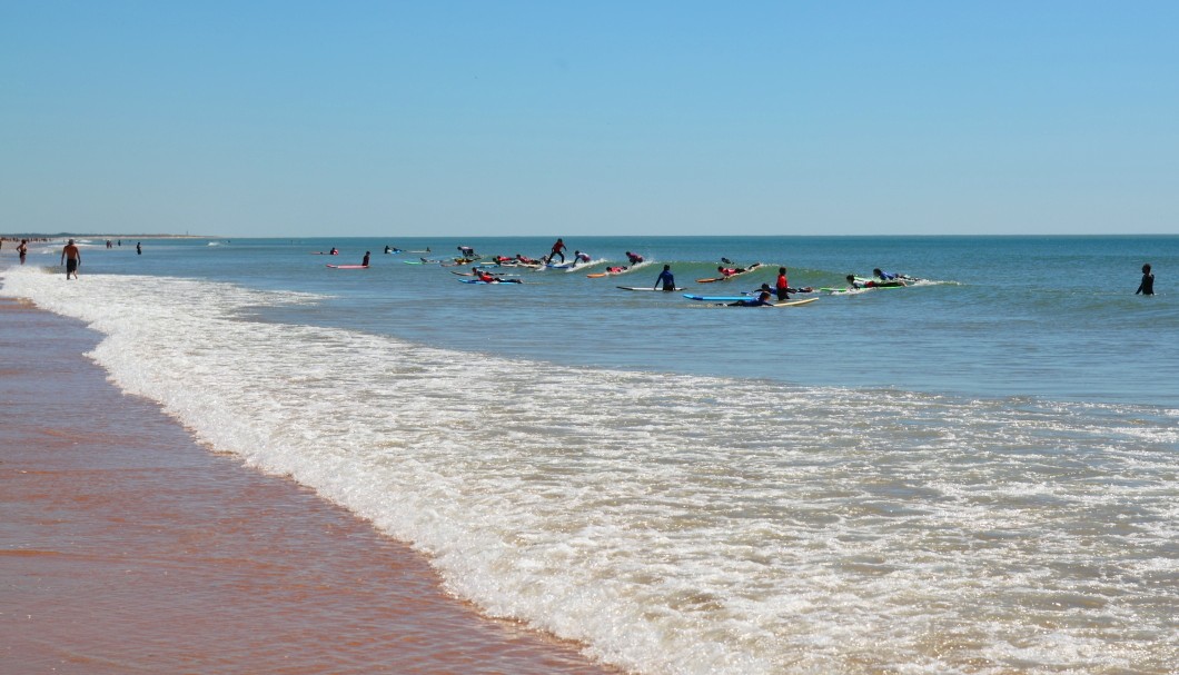 Île d'Oléron Frankreich Atlantik - Strand Le Grand Plage Surfen Wellenreiten