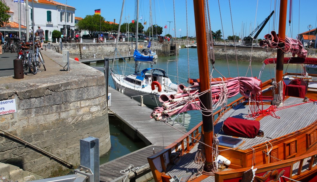 Île de Ré Frankreich Atlantik - Ars-en-Ré Hafen