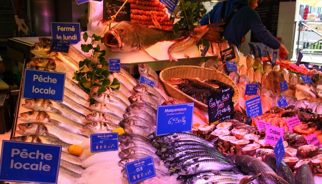 Île de Ré Frankreich Atlantik - Le Bois-Plage-en-Ré Fisch und Meeresfrüchte