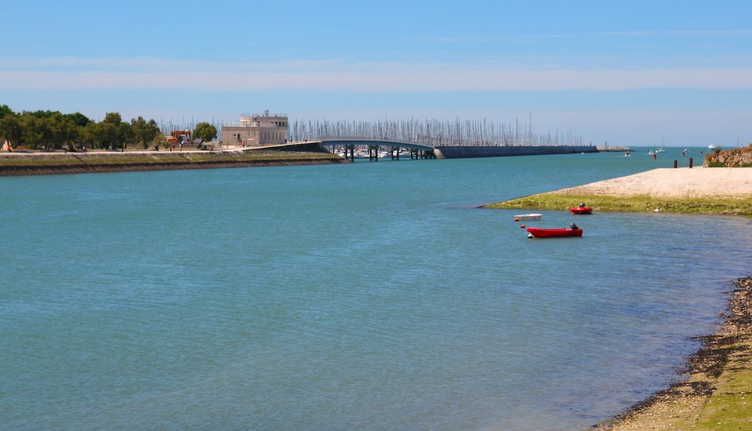 La Rochelle an der Atlantikküste - Blick auf Jachthafen