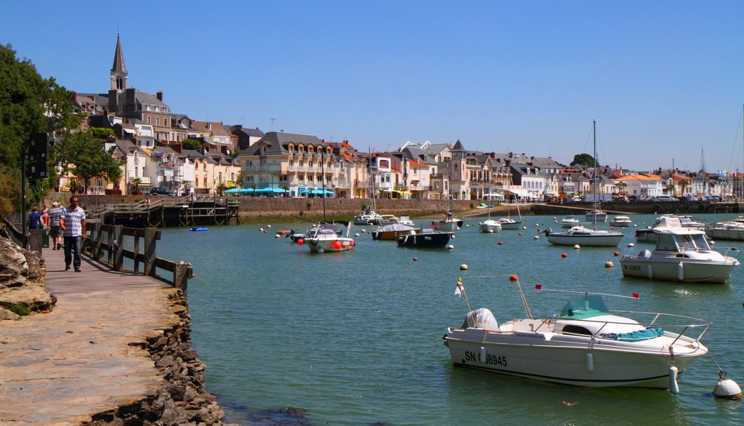 Pornic Frankreich Atlantik - Hafen 1