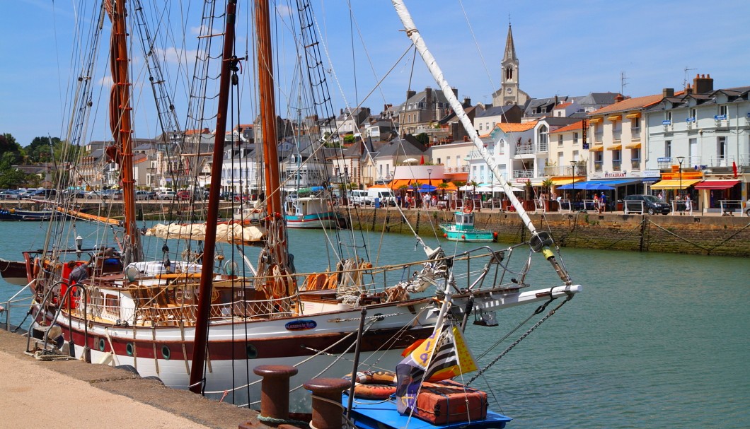 Pornic Frankreich Atlantik - Hafen 2