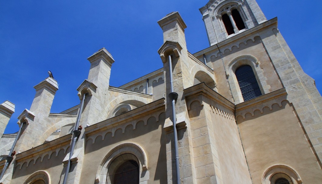 Pornic Frankreich Atlantik - Oberstadt Kirche