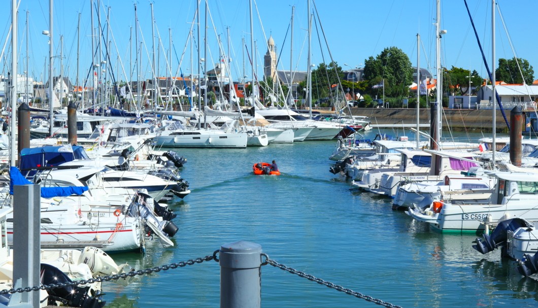 Saint-Gilles-Croix-de-Vie an der Atlantikküste - Jachthafen