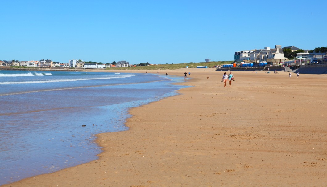 Urlaub Frankreich Atlantik -  Strand Saint-Gilles-Croix-de-Vie