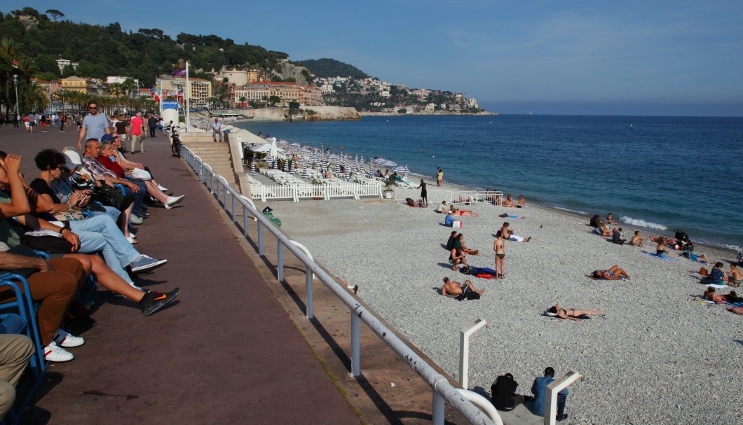 Nizza - Promenade Richtung Schlossberg