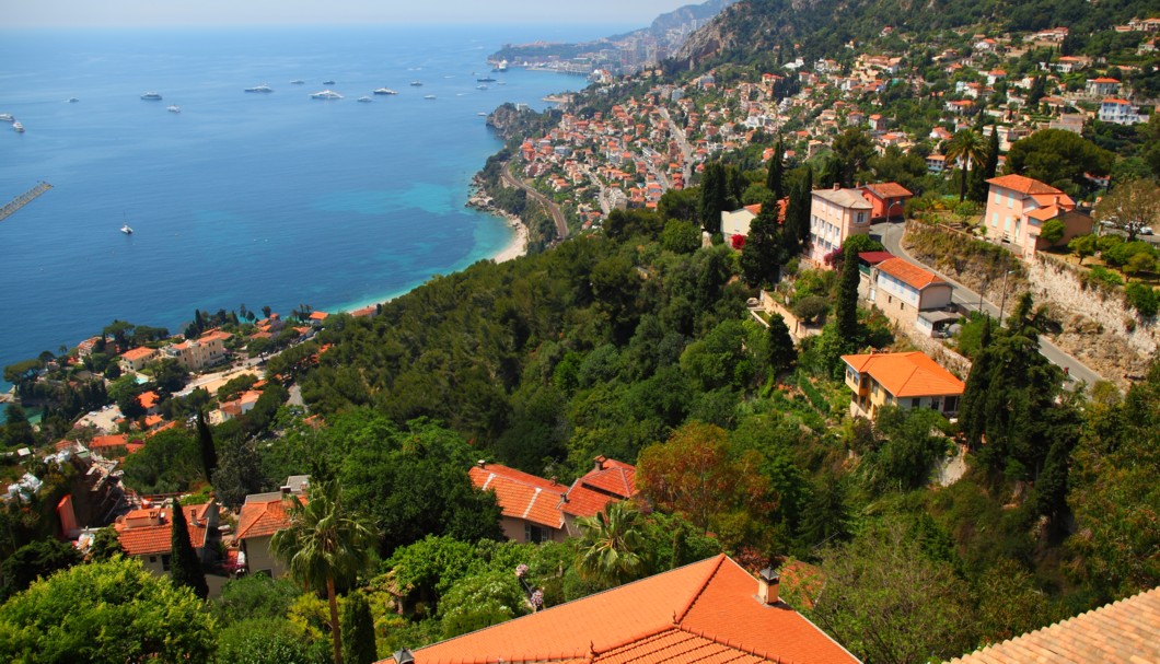 Roquebrune-Village - Blick Richtung Monaco