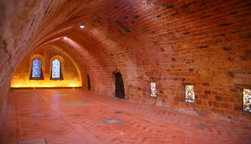 Die Abtei von Fontfroide in Südfrankreich - Gewölbe
