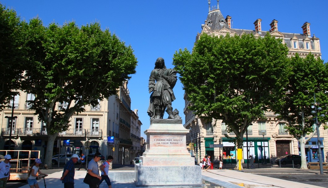 Béziers in Südfrankreich - Allées Paul-Riquet 1