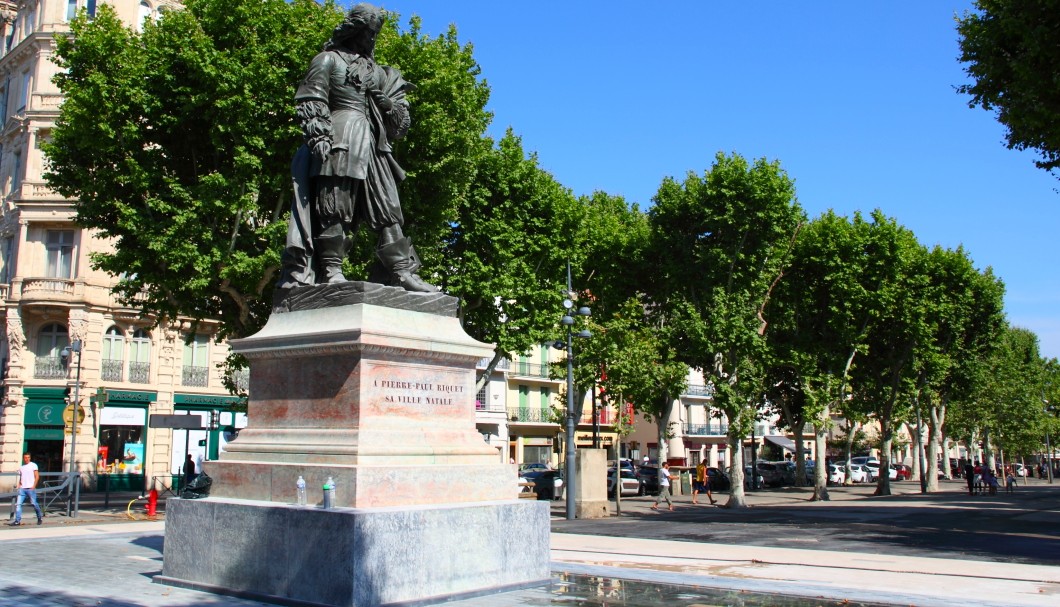 Béziers in Südfrankreich - Allées Paul-Riquet 2