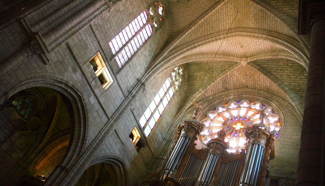 Béziers in Südfrankreich - Kathedrale St-Nazaire innen 2