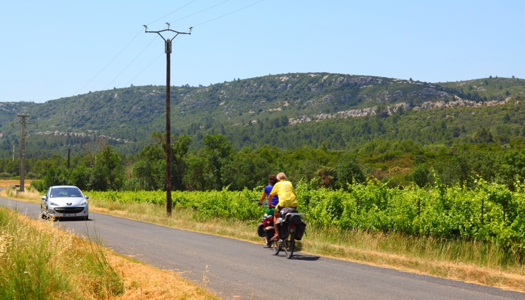 Corbières in Südfrankreich - Radfahren