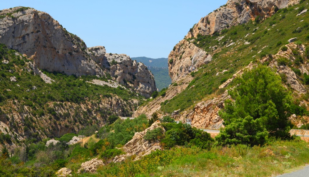 Corbières in Südfrankreich - Bergstraße 2