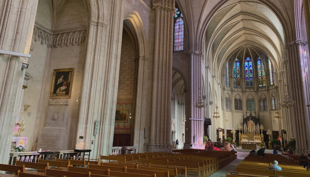 Montpellier in Südfrankreich - Kathedrale Saint-Pierre innen