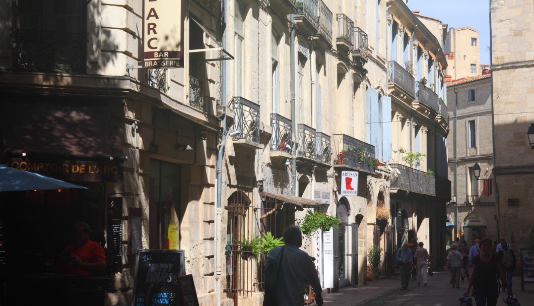 Montpellier in Südfrankreich - Rue du Palais des Guilhem