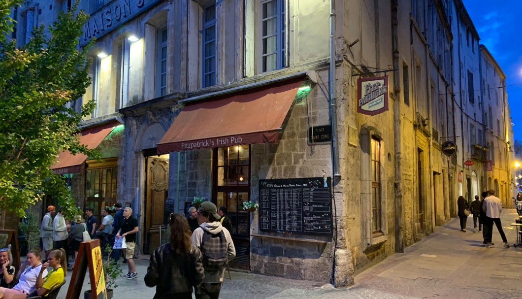 Montpellier in Südfrankreich - Altstadt Abend 2