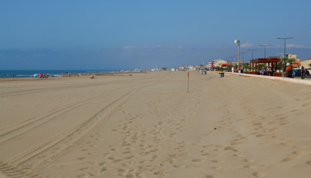 Südfrankreich am Meer Languedoc Strand Narbonne-Plage