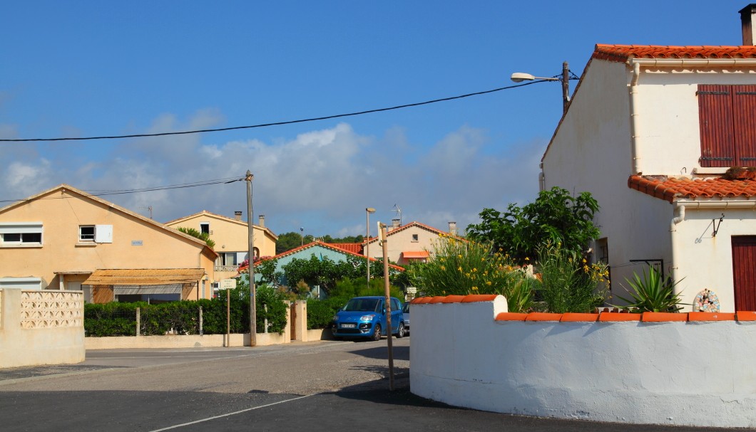 Narbonne-Plage in Südfrankreich am Meer - Häuser