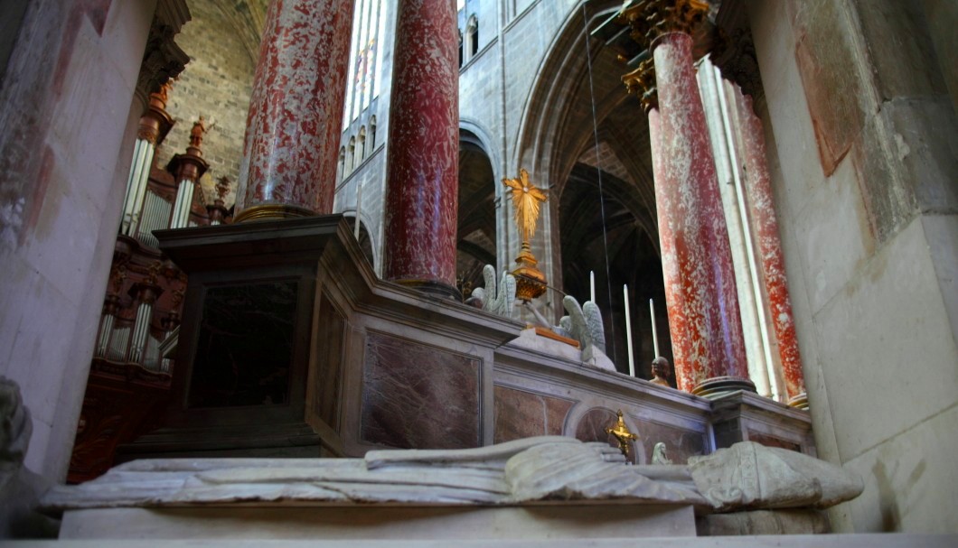 Narbonne in Südfrankreich - Kathedrale innen 2
