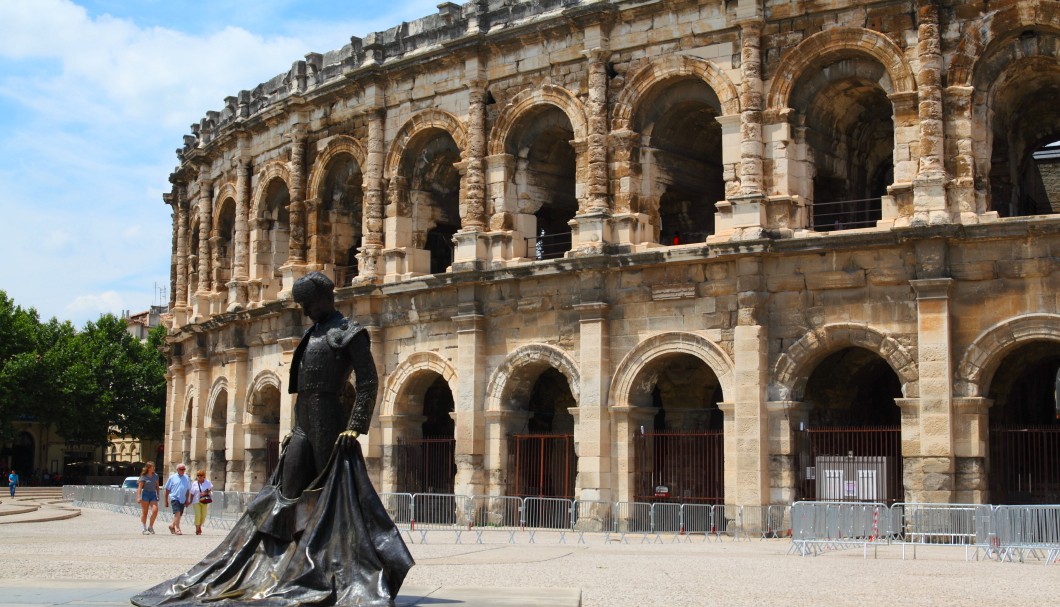 Nîmes in Südfrankreich - Amphitheater 2