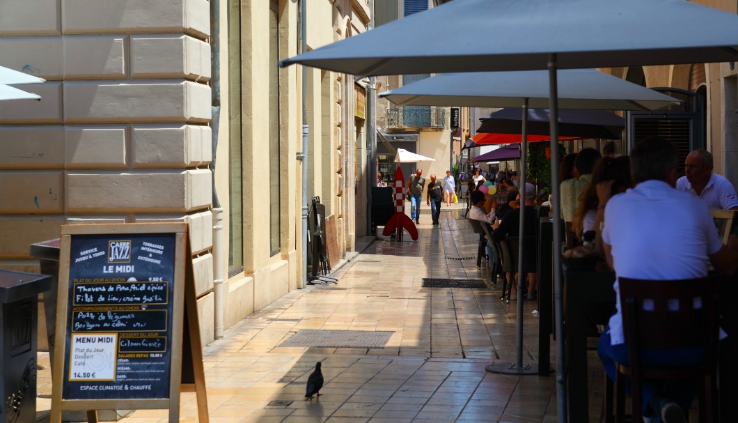 Nîmes in Südfrankreich - historischer Stadtkern 2