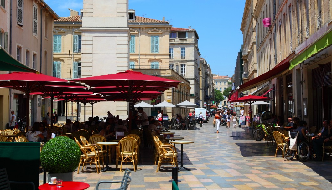 Nîmes in Südfrankreich - historischer Stadtkern 3