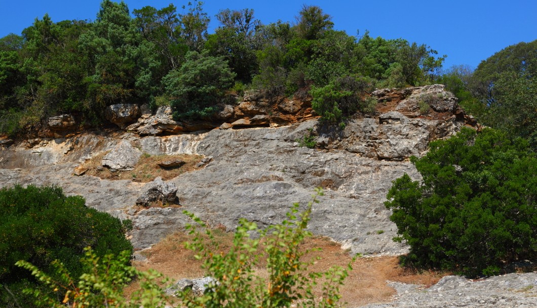 Pont du Gard in Südfrankreich - Detail Landschaft