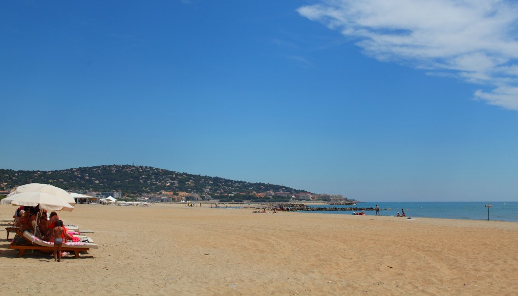 Sète Strand am Mittelmeer beim Étang de Thau in Südfrankreich - 2