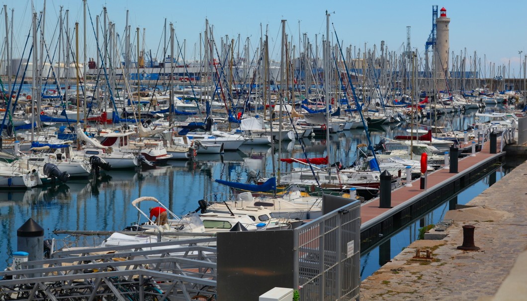 Sète in Südfrankreich am Meer - Jachthafen