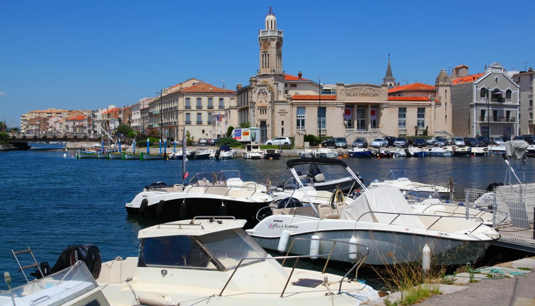 Sète in Südfrankreich am Meer - Canal Royal 