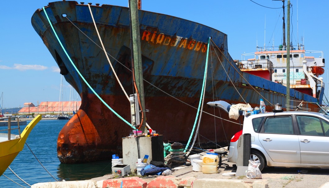 Sète in Südfrankreich am Meer - Hafen