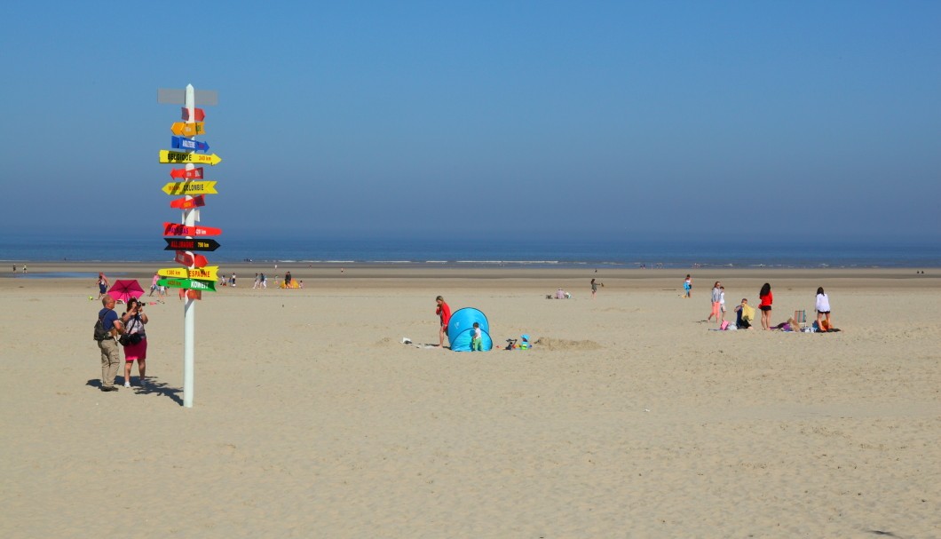 Berck in Nordfrankreich am Meer - 