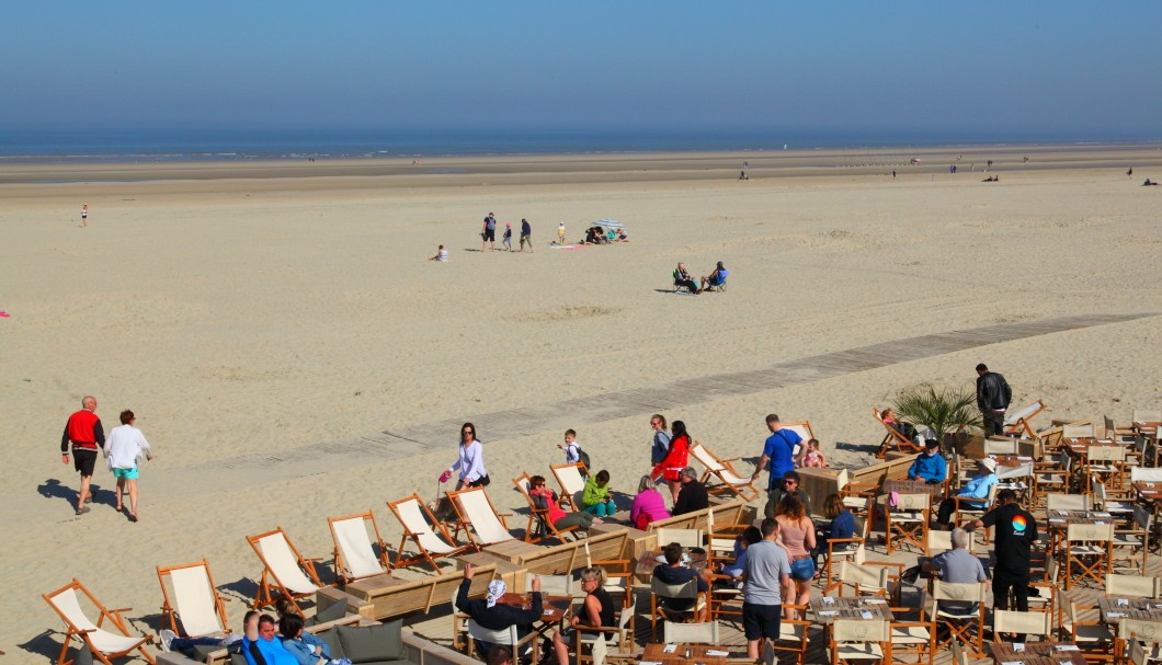 Berck in Nordfrankreich am Meer - 