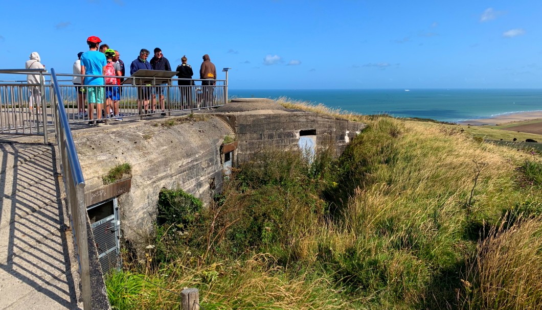 Cap Blanc Nez in Nordfrankreich am Meer - Bunker